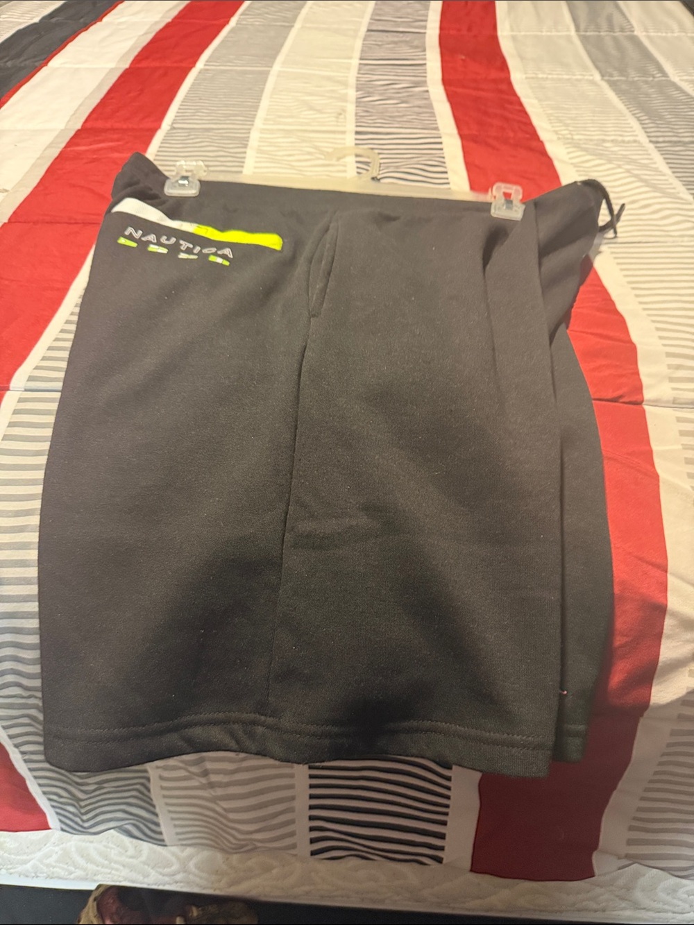 Nautica Black Skort with Neon Yellow Accent